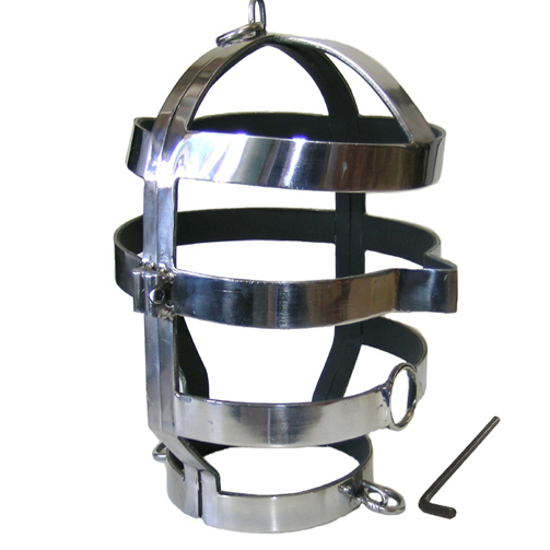 METAL HARD - MASCARA CON COLLAR ACERO – vista 2