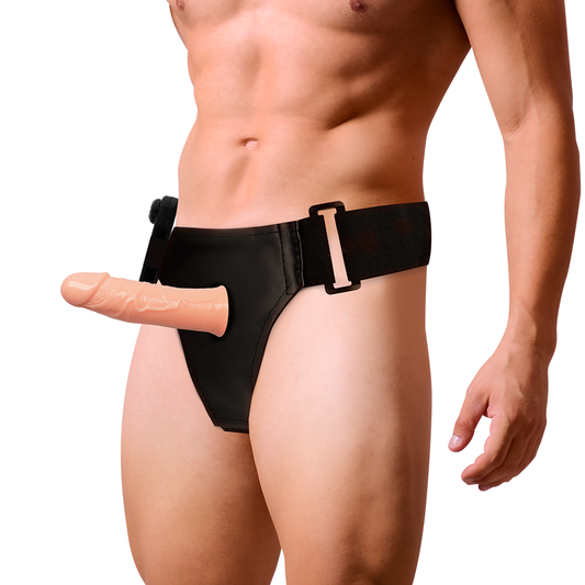 HARNESS ATTRACTION - ARNÉS HUECO GREGORY CON VIBRADOR 16.5 CM -O- 4.3 CM