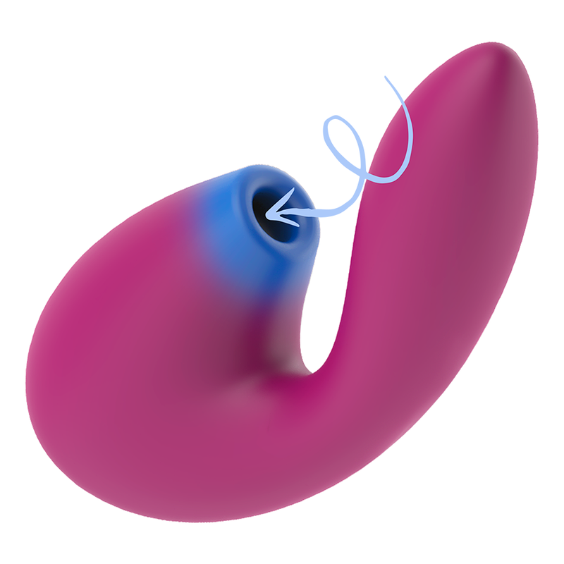 COVERME - CLITORAL SUCCIONADOR & VIBRADOR POTENTE G-SPOT RUSH