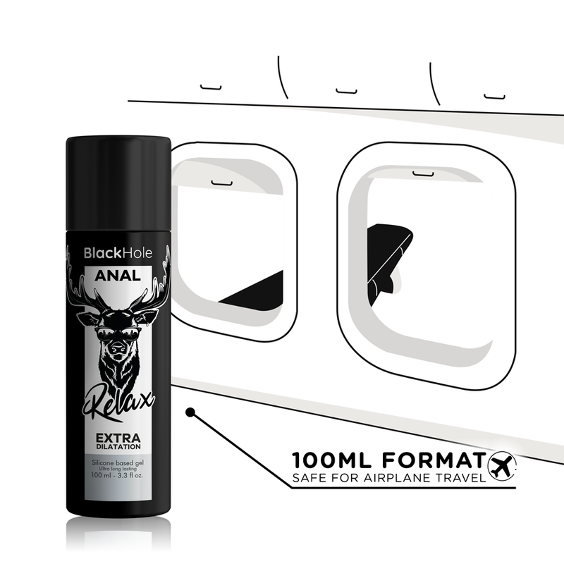 BLACK HOLE - BASE SILICONA CONCENTRADA DILATACIÓN ANAL 100 ML