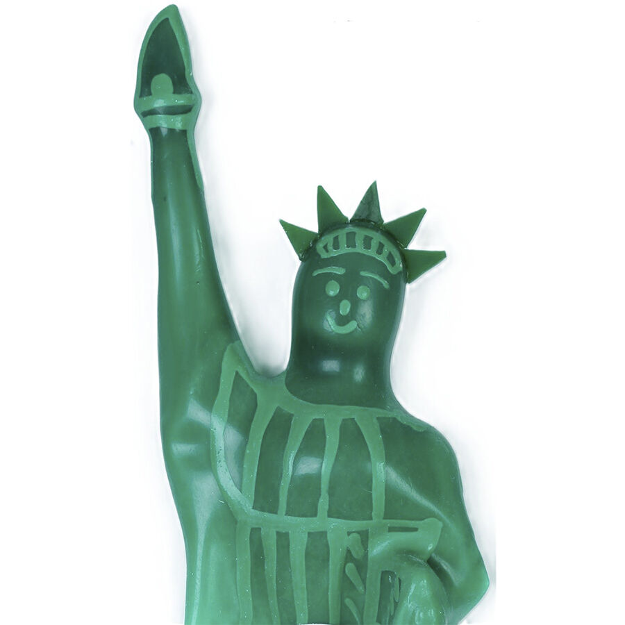 CONDOMERIE - PRESERVATIVO DECORATIVO PINTADO A MANO ESTATUA DE LA LIBERTAD MODELO XL
