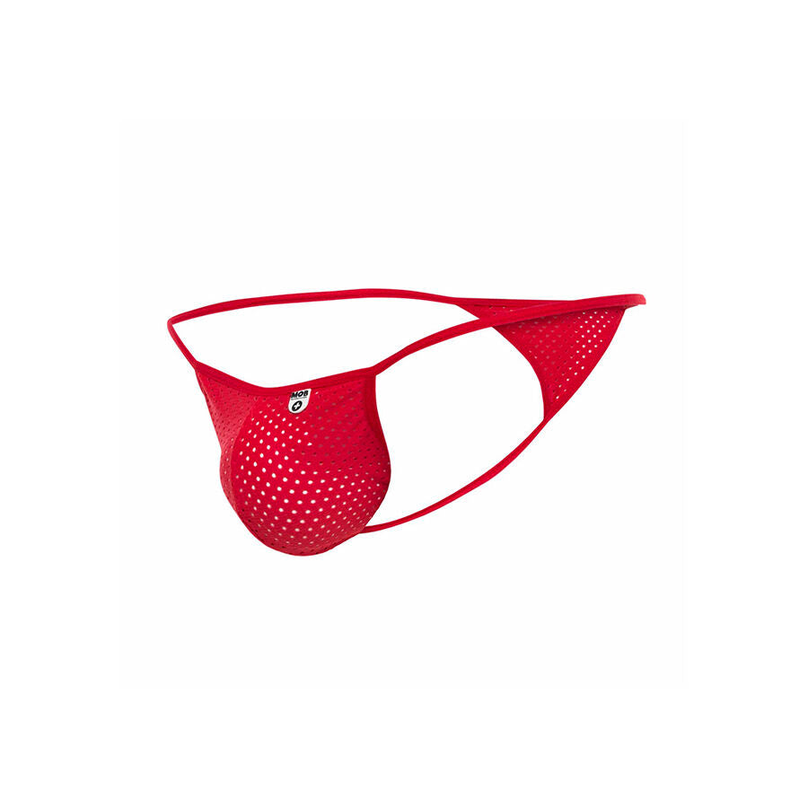 MOB - V-STRING DE MICROFIBRA ROJA TALLA L/XL