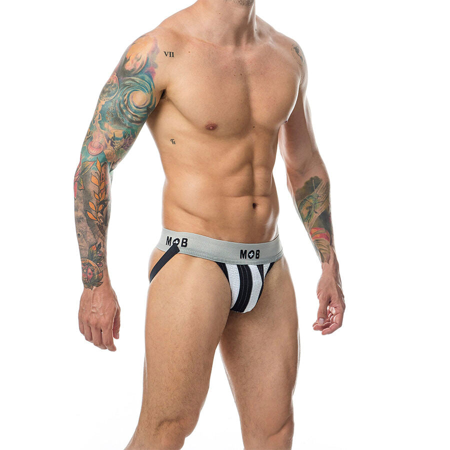 MOB - JOCK CLASICO STRIPE BLANCO TALLA XXL