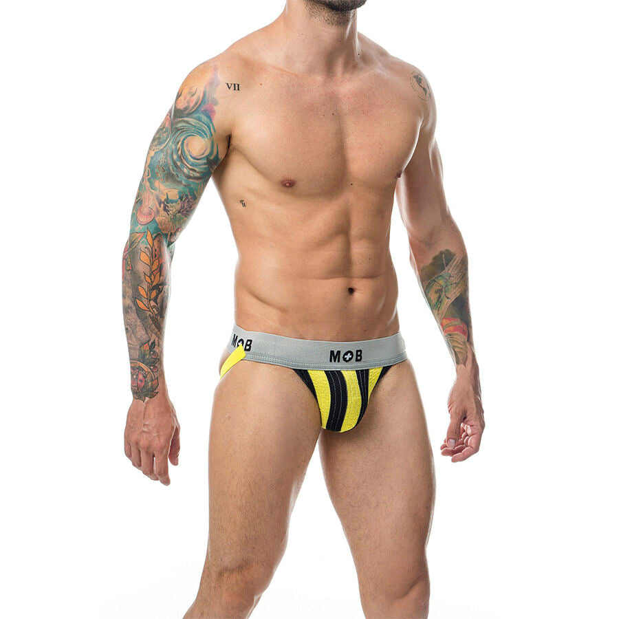 MOB - JOCK CLASICO STRIPE AMARILLO TALLA S