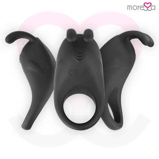MORESSA - BRAD PREMIUM SILICONE RECARGABLE NEGRO – vista 2
