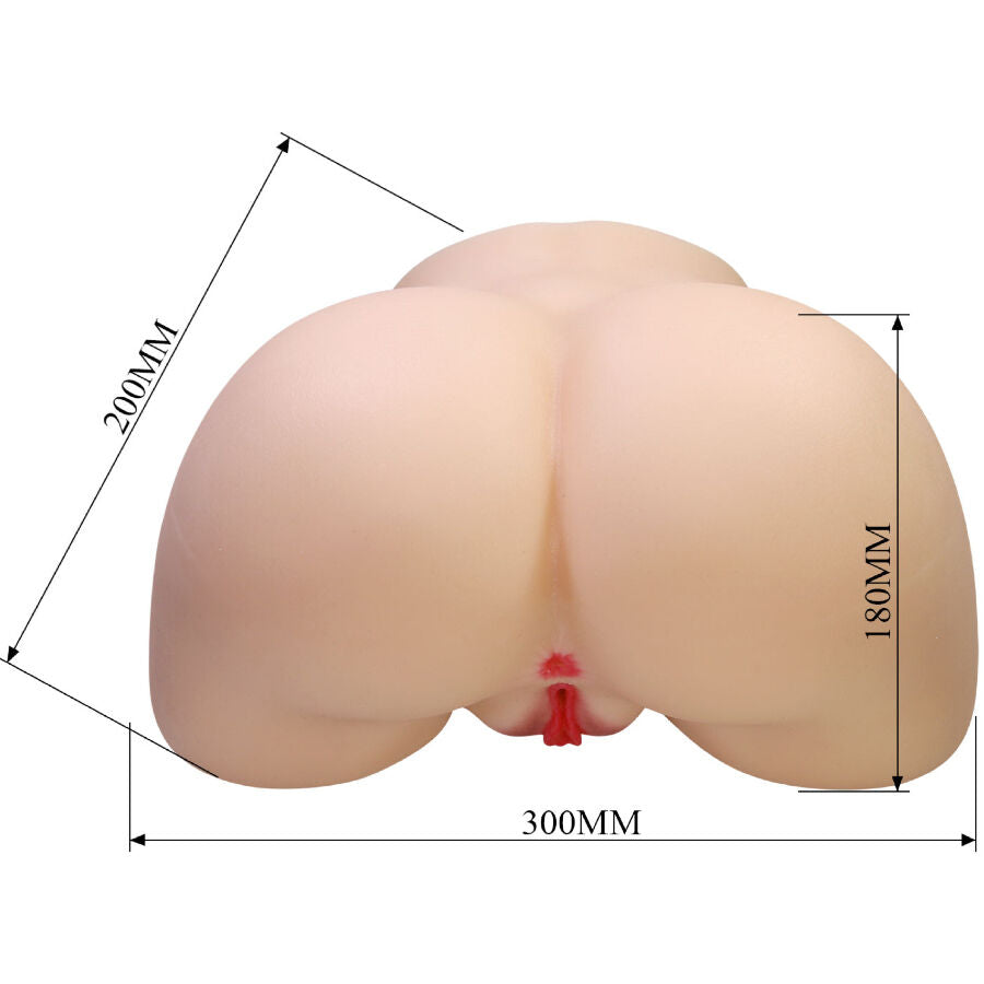 CRAZY BULL - OLIVIA TRASERO FEMENINO REALISTA VAGINA Y ANAL 5.5 KG