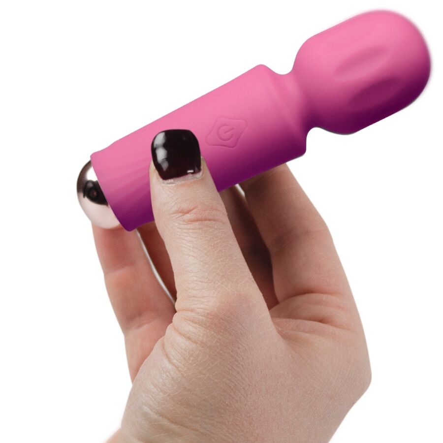 ROCKS-OFF - MINI WAND RECARGABLE 16 FUNCIONES FUCSIA
