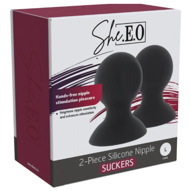 SHE.E.O - SUCCIONADORES DE PEZONES DE SILICONA L