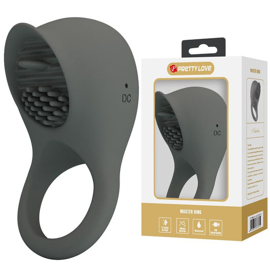 PRETTY LOVE - ANILLO VIBRADOR RECARGABLE CON ESTIMULACIÓN ORAL