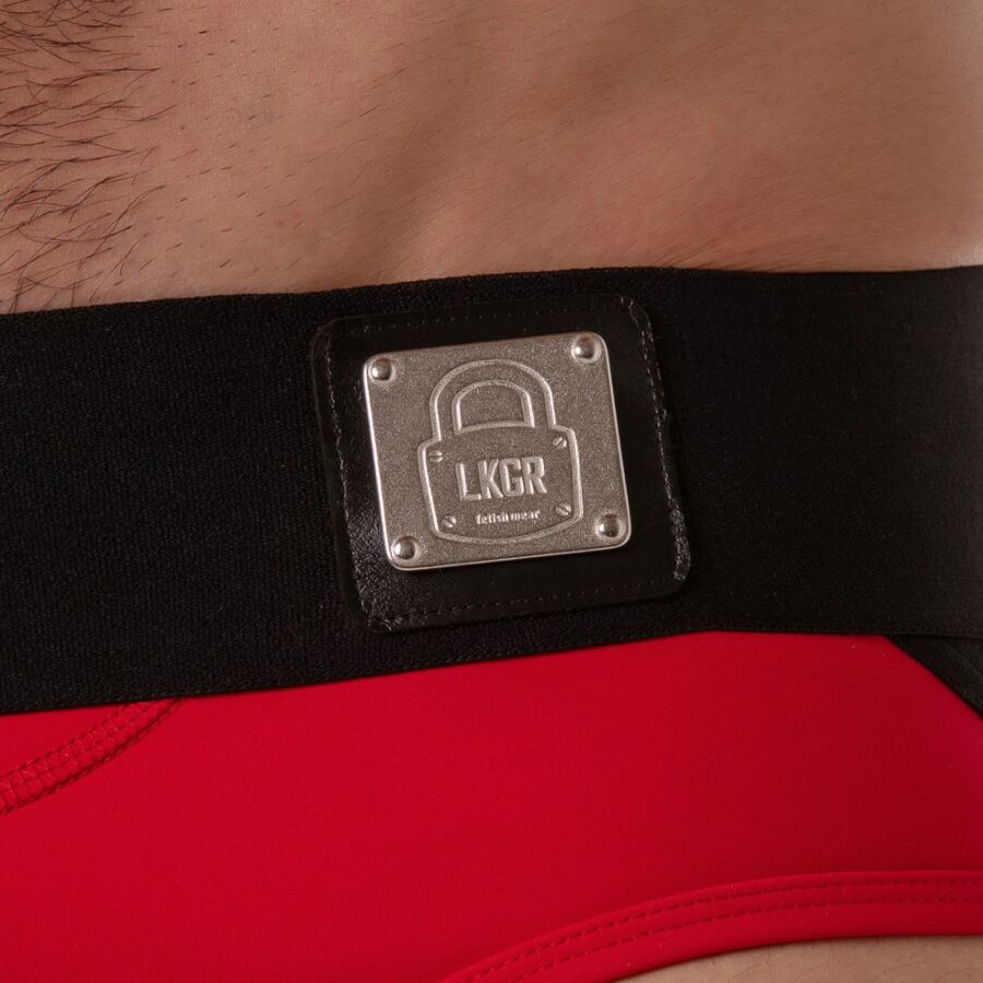 LOCKER GEAR - WIDE WAISTBAND JOCK BRIEF ROJO S