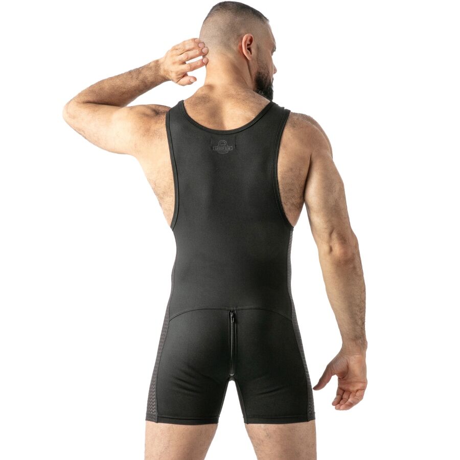 LOCKER GEAR - MONO OPEN ACCESS SINGLET NEGRO L