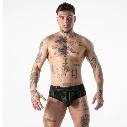 LOCKER GEAR - FULL MILITARY ACCESS JOCK BRIEF NEGRO M