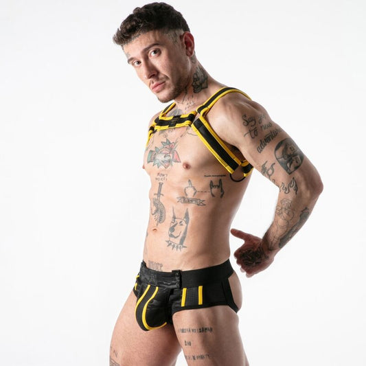 LOCKER GEAR - ARNÉS FULL MILITARY ACCESS AMARILLO L/XL