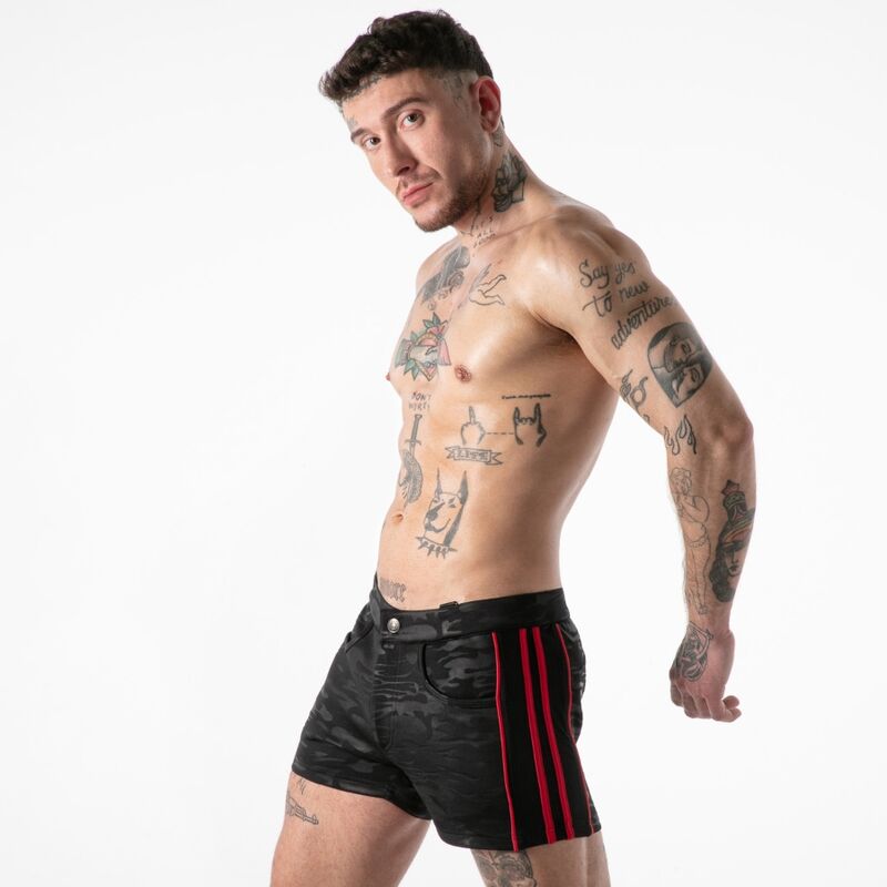 LOCKER GEAR - FULL MILITARY ACCESS SHORT ROJO S