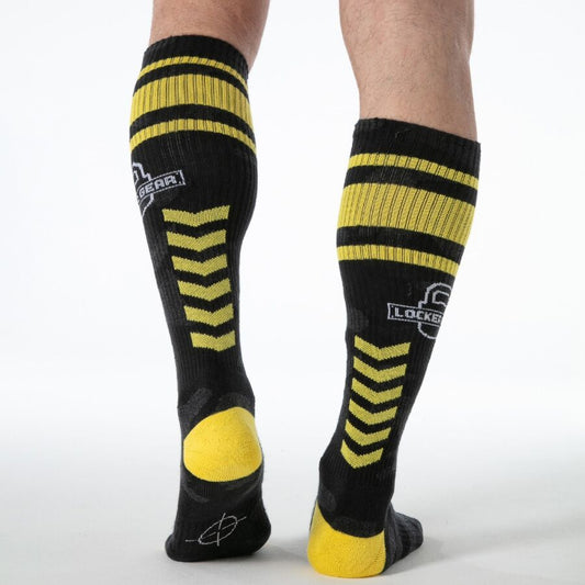 LOCKER GEAR - FULL MILITARY KNEE HIGH SOCKS TALLA ÚNICA AMARILLO