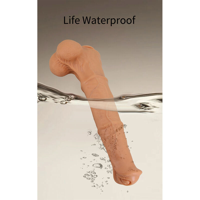 PRETTY LOVE - BENOIT DILDO REALISTA TACTO SUAVE CON PIEL DESLIZANTE 38,5 CM NATURAL