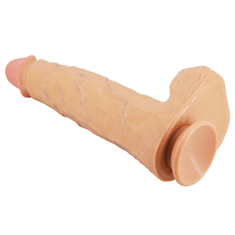 PRETTY LOVE - SEVERUS DILDO REALISTA TACTO SUAVE CON PIEL DESLIZANTE 35 CM NATURAL