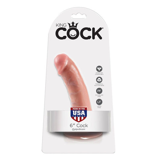 KING COCK - 6 PENE NATURAL 15.2 CM – vista 2