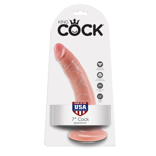 KING COCK - 7 PENE NATURAL 17.8 CM – vista 2