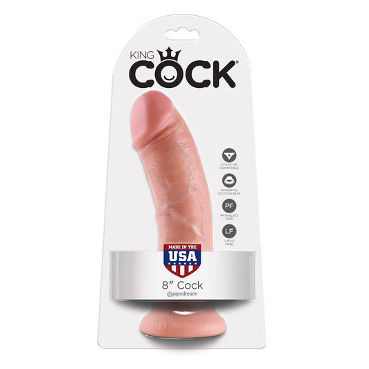 KING COCK - 8 PENE NATURAL 20.3 CM – vista 2
