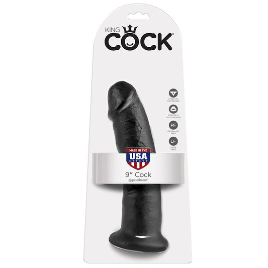 KING COCK - 9 PENE NEGRO 22.9 CM – vista 2