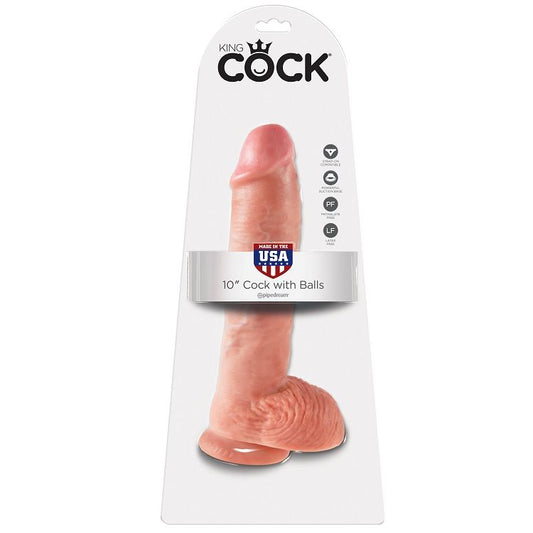 KING COCK - 10 PENE REALÍSTICO NATURAL 26.5 CM – vista 2