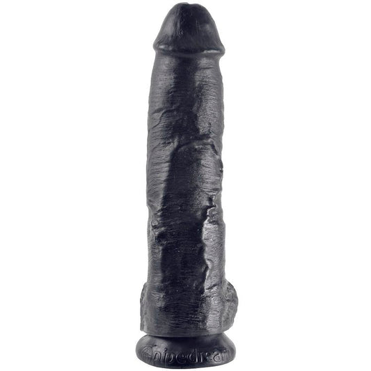 KING COCK - PENE REALISTICO NEGRO 25.4 CM – vista 2
