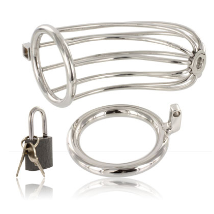 METAL HARD - JAULA ANILLO CASTIDAD BIRD – vista 2