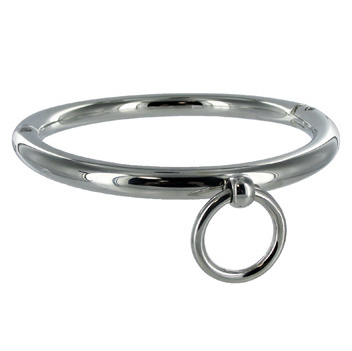 METAL HARD - BDSM COLLAR CON ARGOLLA 10CM – vista 2