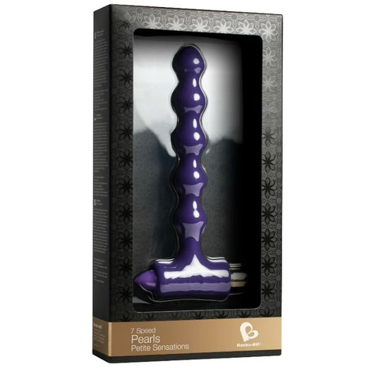 ROCKS-OFF - PLUG ANAL CON VIBRACIÓN Y ONDULACIONES PETITE SENSATIONS PEARLS — vista alternativa 2