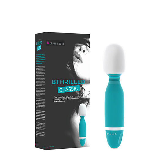 B SWISH - BTHRILLED CLASSIC WAND VIBRATOR JADE – vista 2